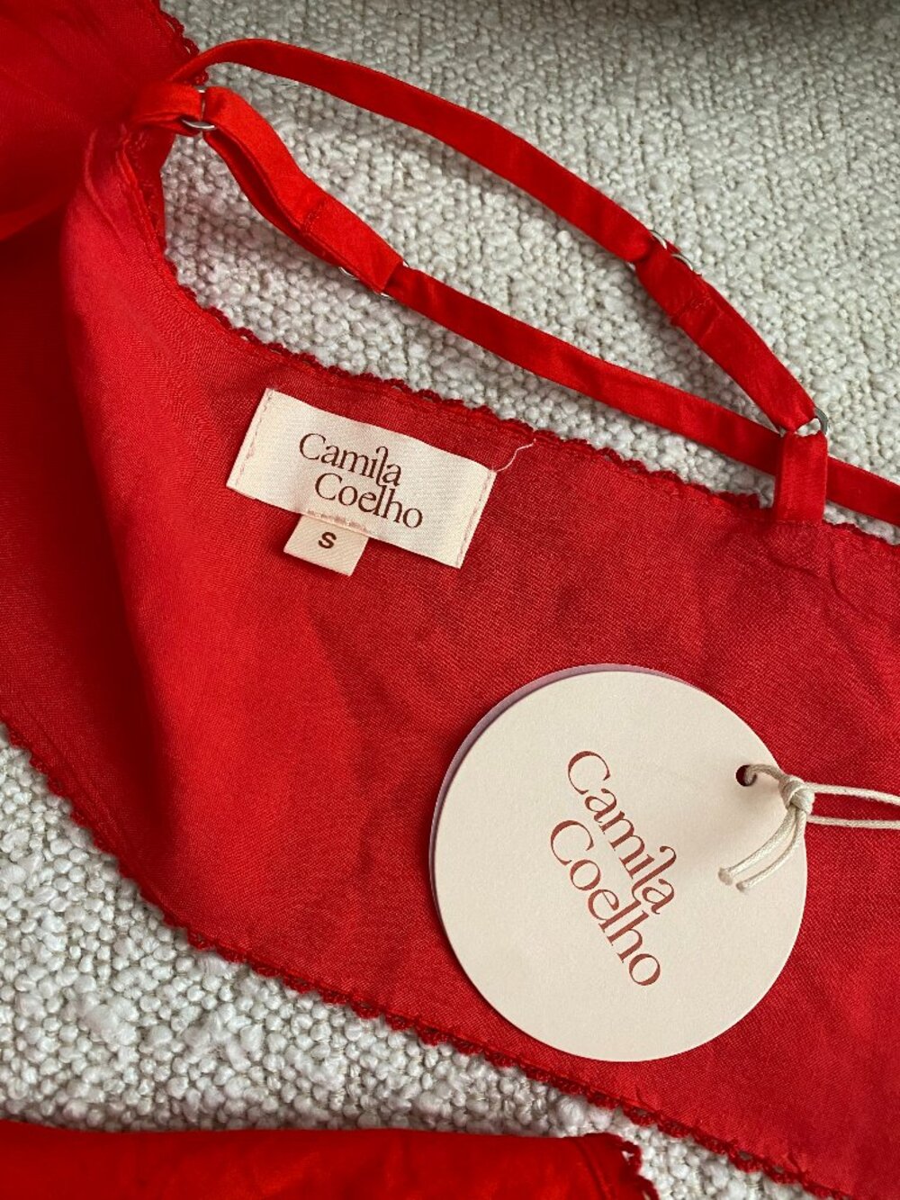 Camila Coelho NWT | Madelyn Crop Top in Red Scarlet - Picture 7 of 9